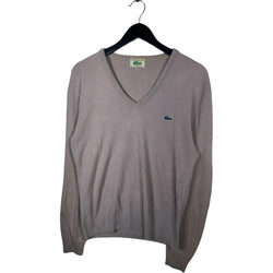 Collection of Vintage Lacoste By IZOD Long Sleeve V-Neck Sweater in a gallery layout