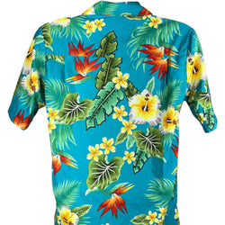 Collection of Floral Hawaiian Short Sleeve Button Up in a gallery layout