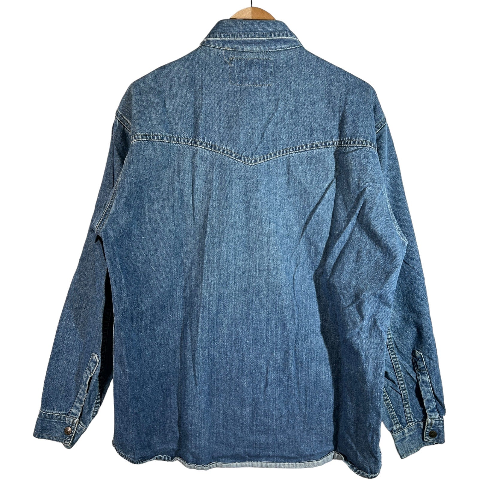 Collection of Levis Denim Long Sleeve Button Down in a gallery layout