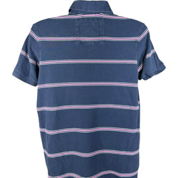 Collection of Abercrombie & Fitch Striped Short Sleeve Polo in a gallery layout