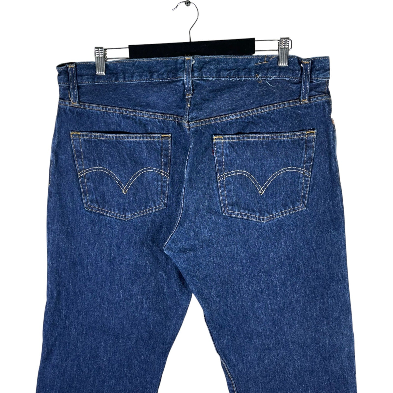 Collection of Levi's Denim Straight Leg Jeans 40x32 in a gallery layout
