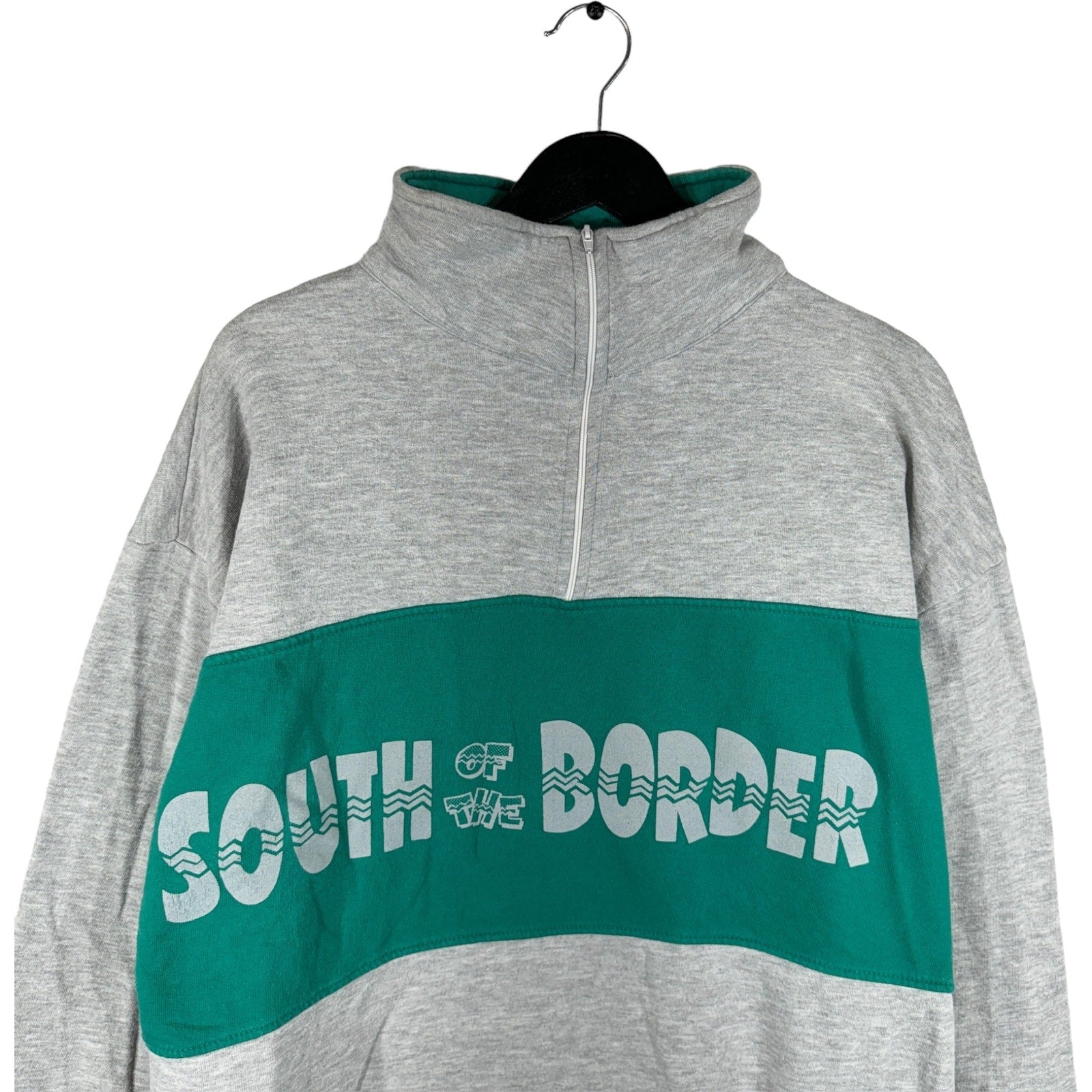 Collection of Vintage "South Of The Border" 1/4 Zip Sweatshirt in a gallery layout