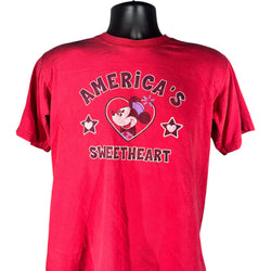 Collection of Vintage Disney Minnie "America's Sweetheart" Tee in a gallery layout