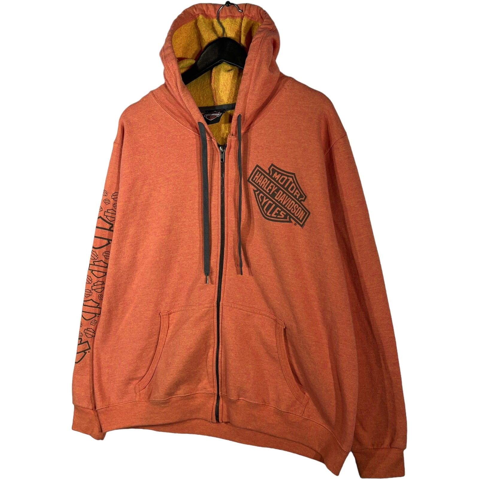 Collection of Harley Davidson Angel Wings Full Zip Hoodie in a gallery layout
