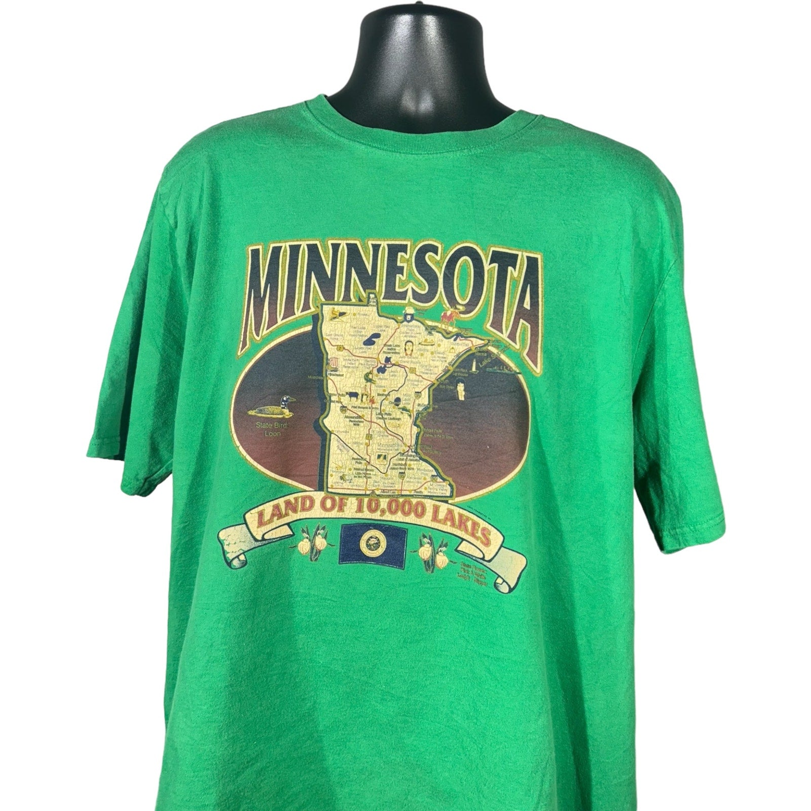 Collection of Jerzees Minnesota Land Of 10000 Lakes Tee in a gallery layout