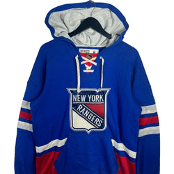 Collection of CCM NHL New York Rangers Jersey Hoodie in a gallery layout