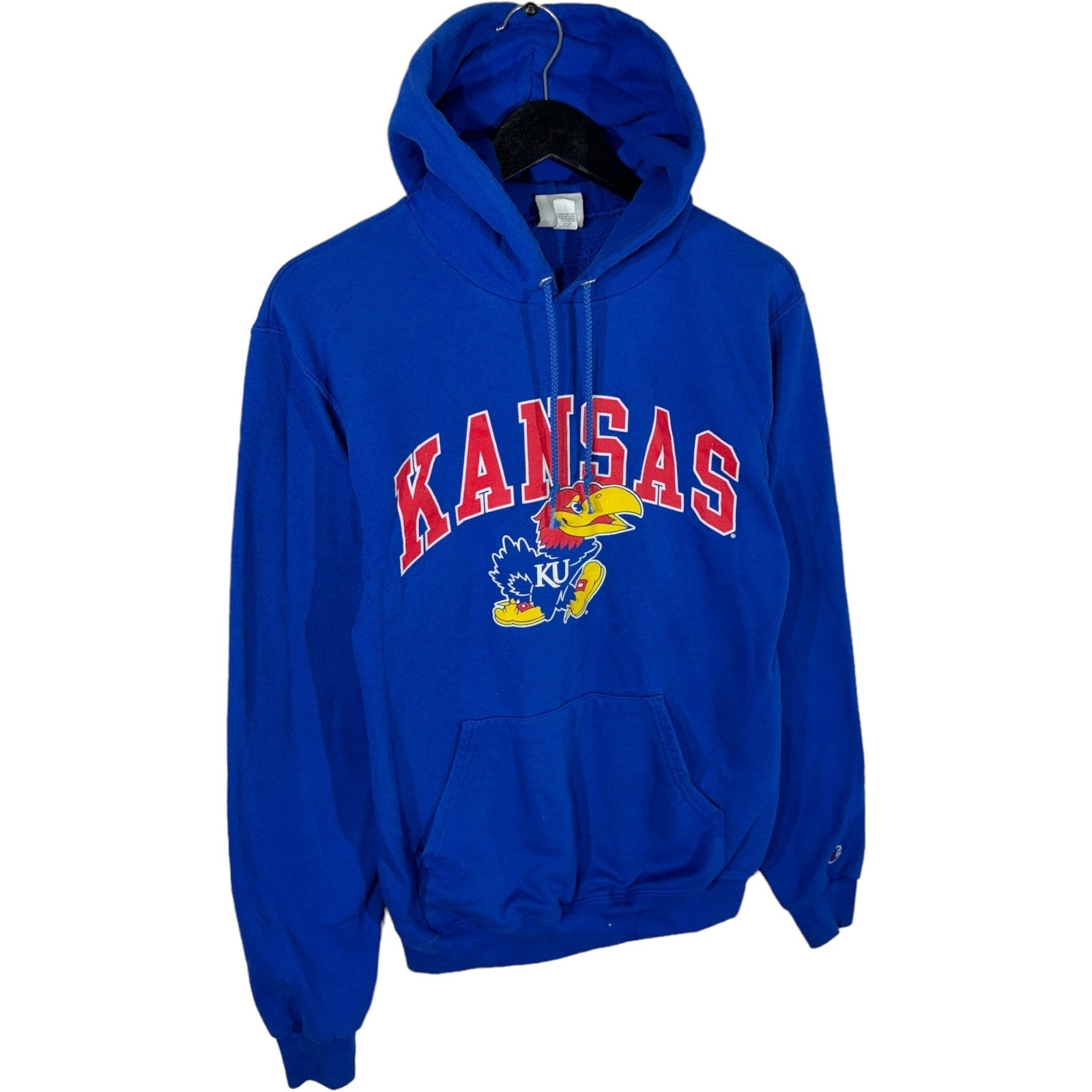Collection of University Of Kansas Champion Pullover Hoodie in a gallery layout