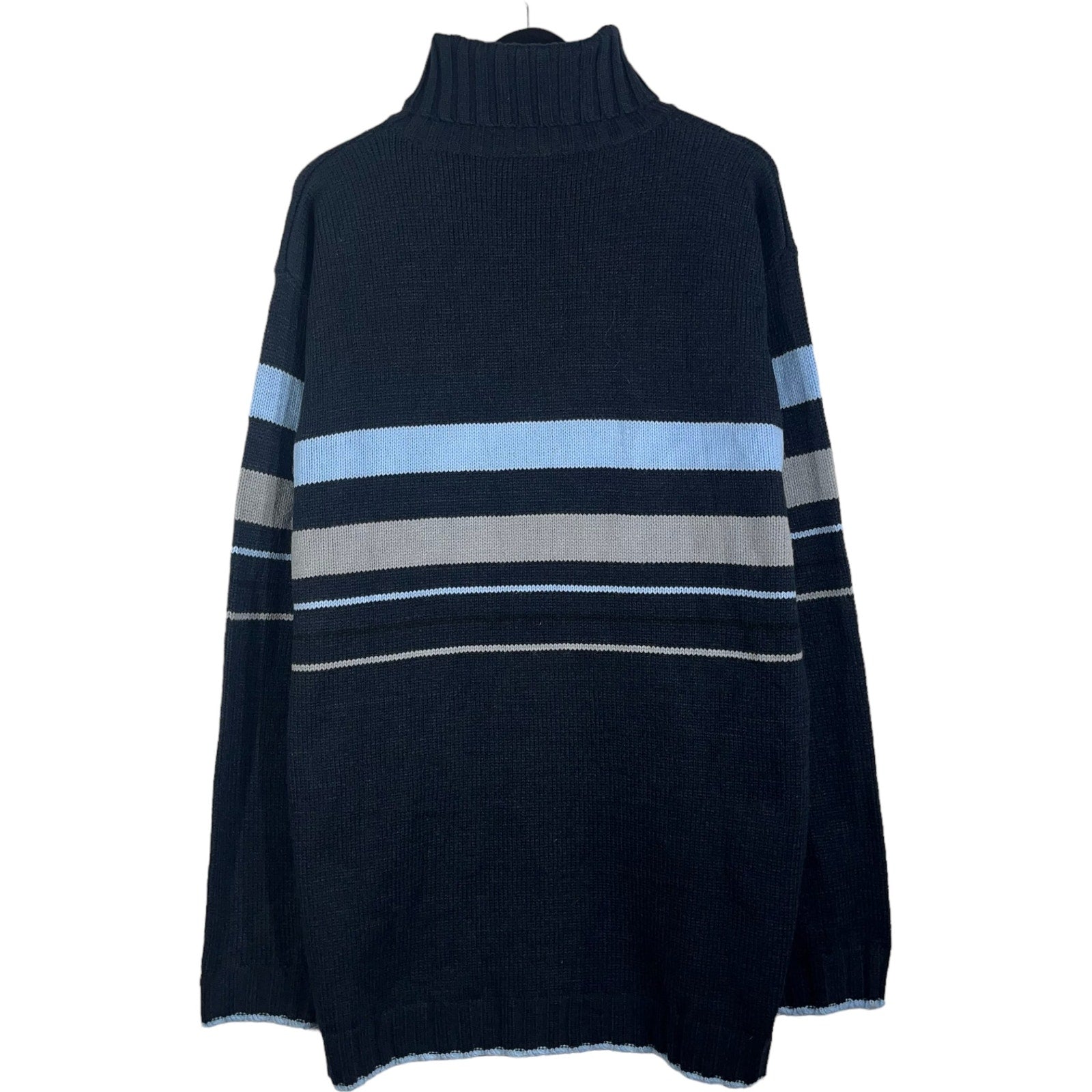 Collection of NWT SouthPole Turtleneck Striped Sweater in a gallery layout