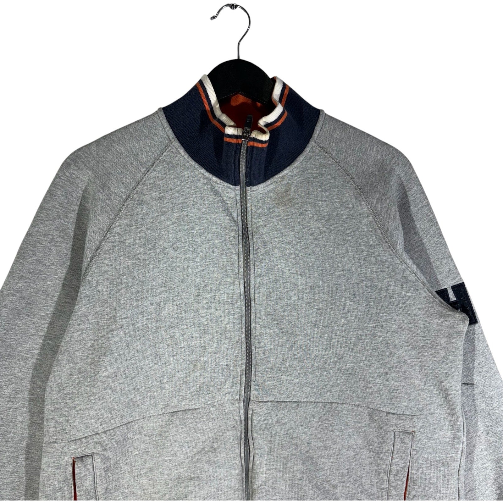 Collection of Tommy Hilfiger Arm Patch Full Zip Sweatshirt in a gallery layout