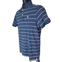 Collection of Abercrombie & Fitch Striped Muscle Fit Polo in a gallery layout