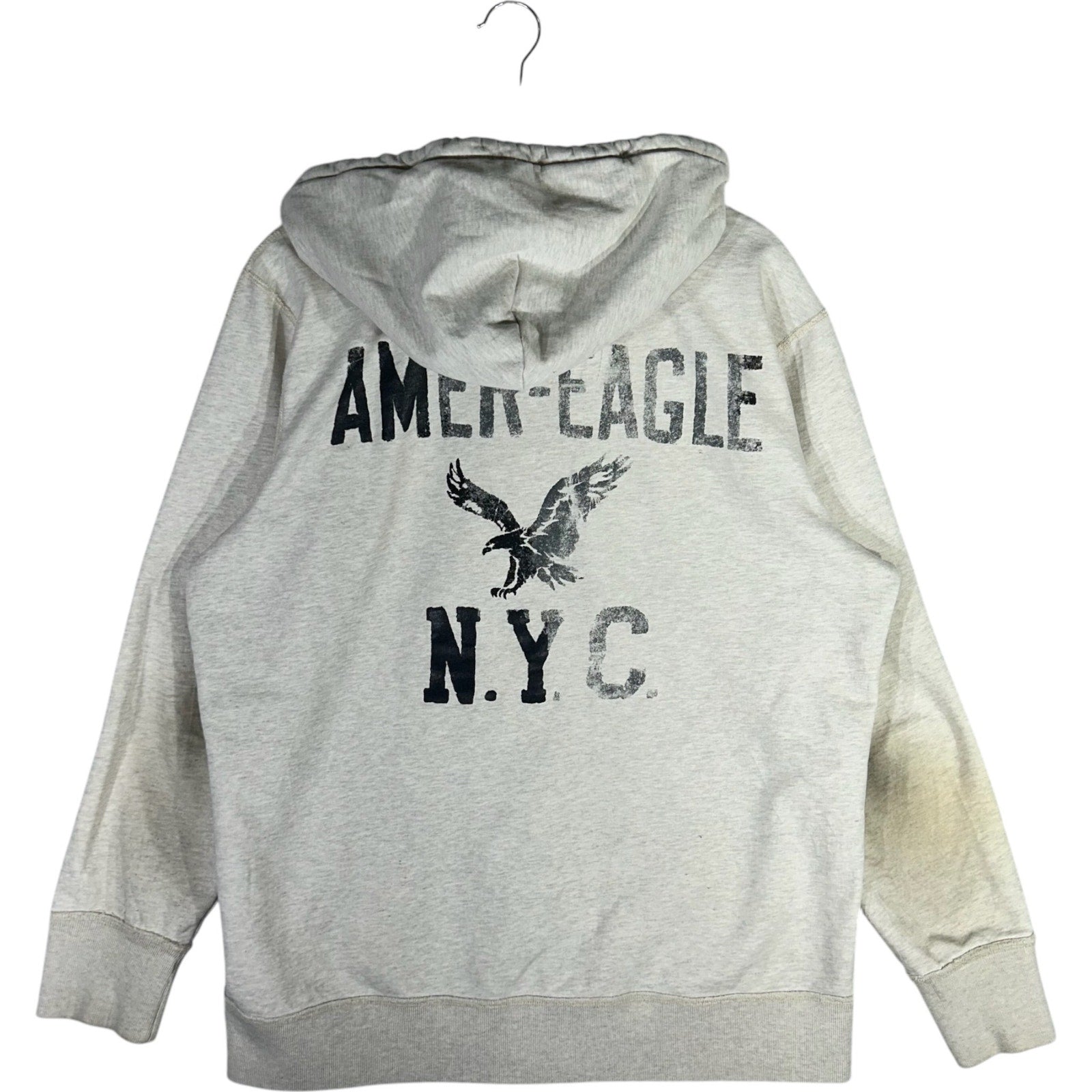 Collection of American Eagle Full Zip Hoodie in a gallery layout