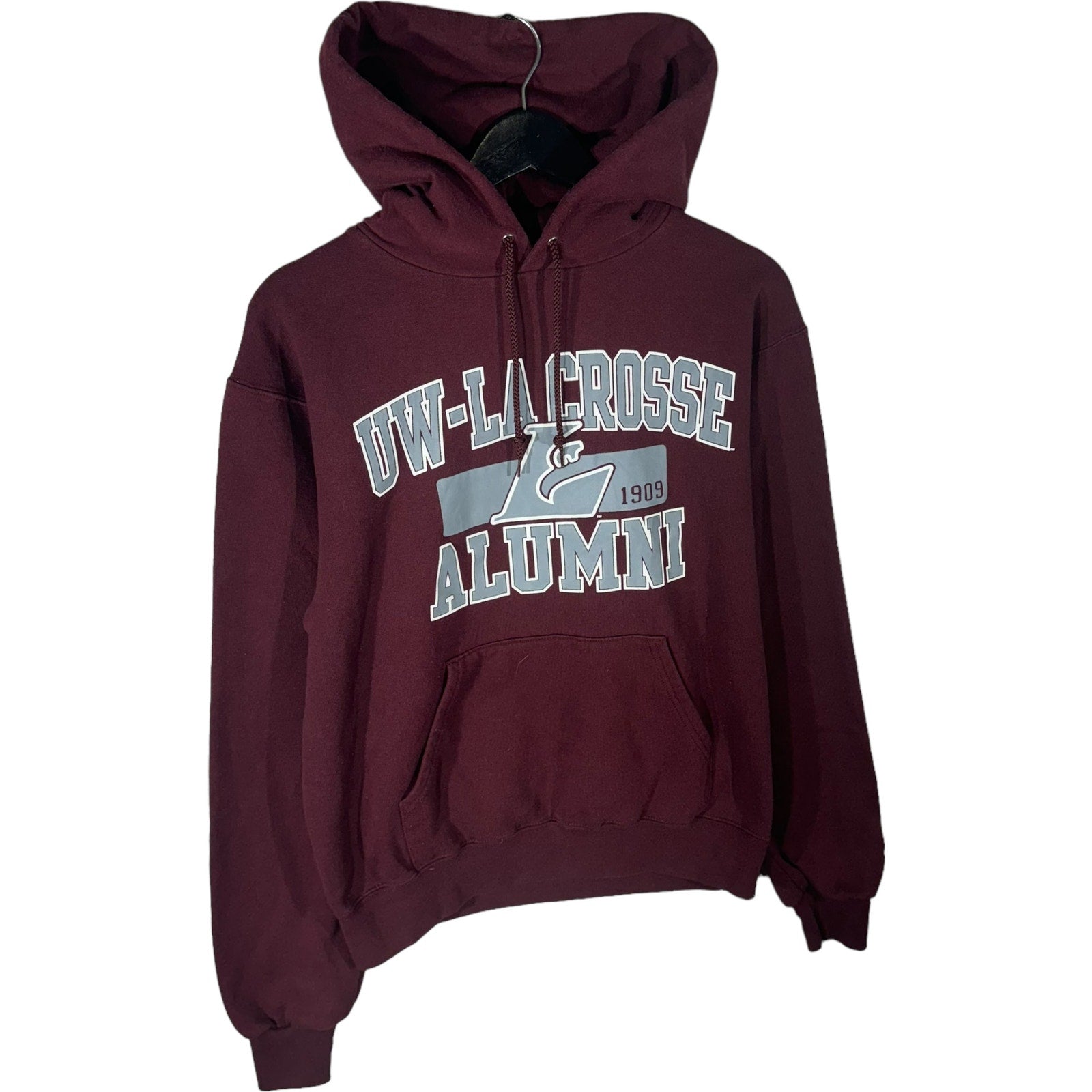 Collection of Champion UW Lacrosse Alumni Spellout Hoodie in a gallery layout