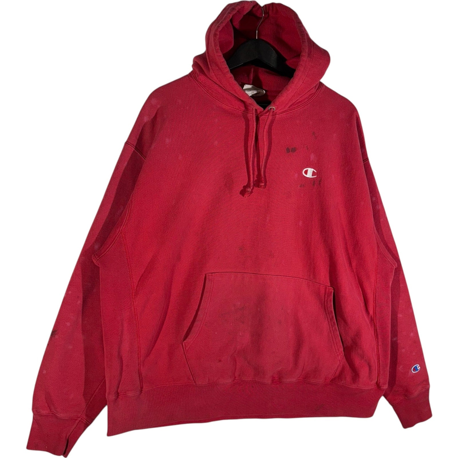 Collection of Champion Reverse Weave Mini Logo Hoodie in a gallery layout