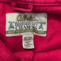 Collection of Cabelas Chamois Heavy Weight Long Sleeve Button Down in a gallery layout