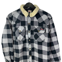 Collection of Dickies Sherpa Collar Plaid Flannel in a gallery layout