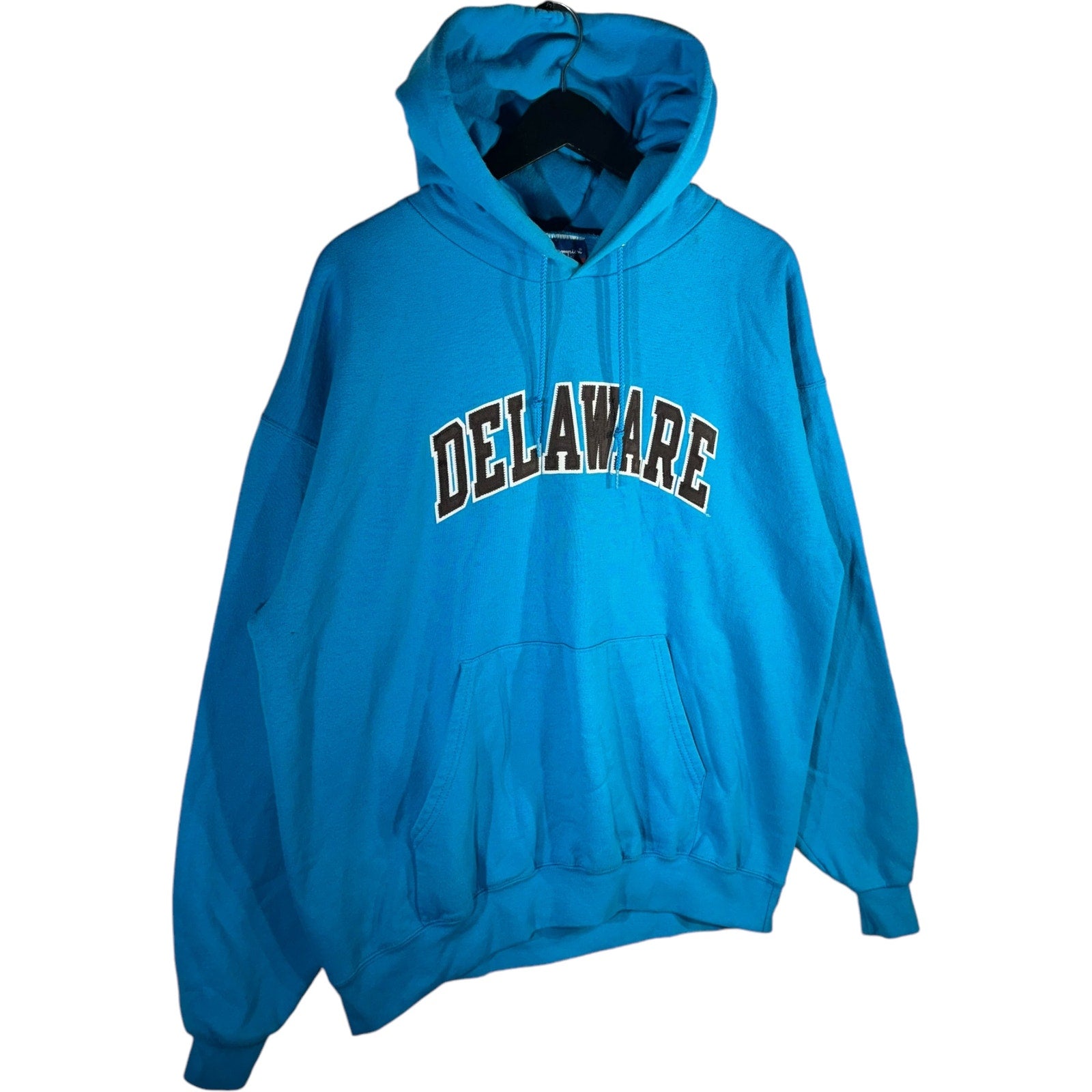 Collection of Champion Delaware Spellout Hoodie in a gallery layout