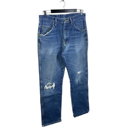 Collection of Wrangler Denim Regular Fit Straight Leg Jeans in a gallery layout