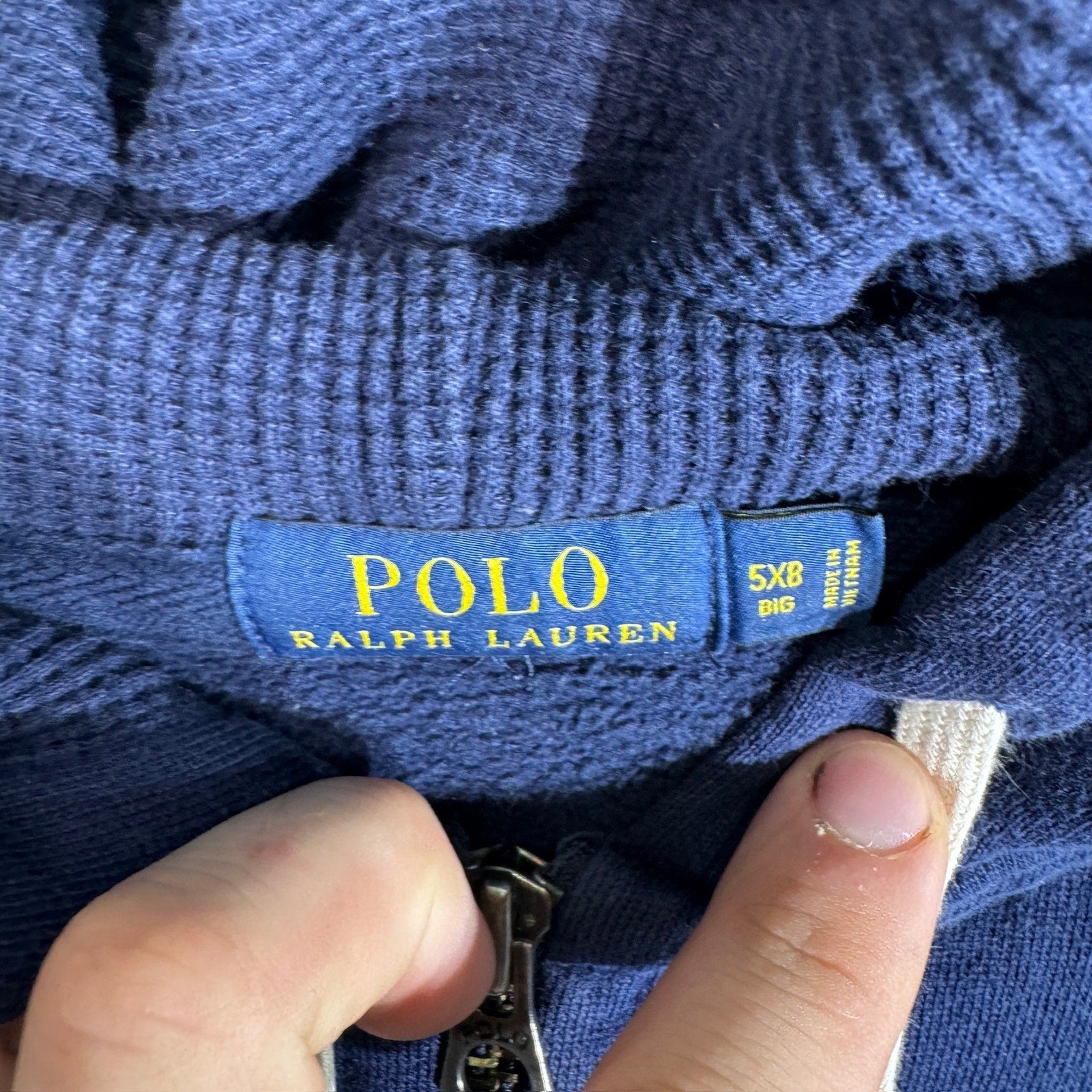 Collection of Polo Ralph Lauren Full Zip Hoodie in a gallery layout