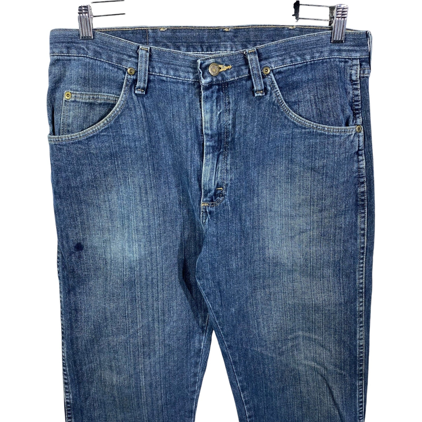 Collection of Wrangler Denim Straight Leg Jeans in a gallery layout