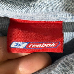 Collection of Vintage Reebok NFL SF 49er's Denim Long Sleeve Button Up in a gallery layout