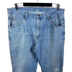 Collection of Wrangler Denim Straight Leg Jeans in a gallery layout