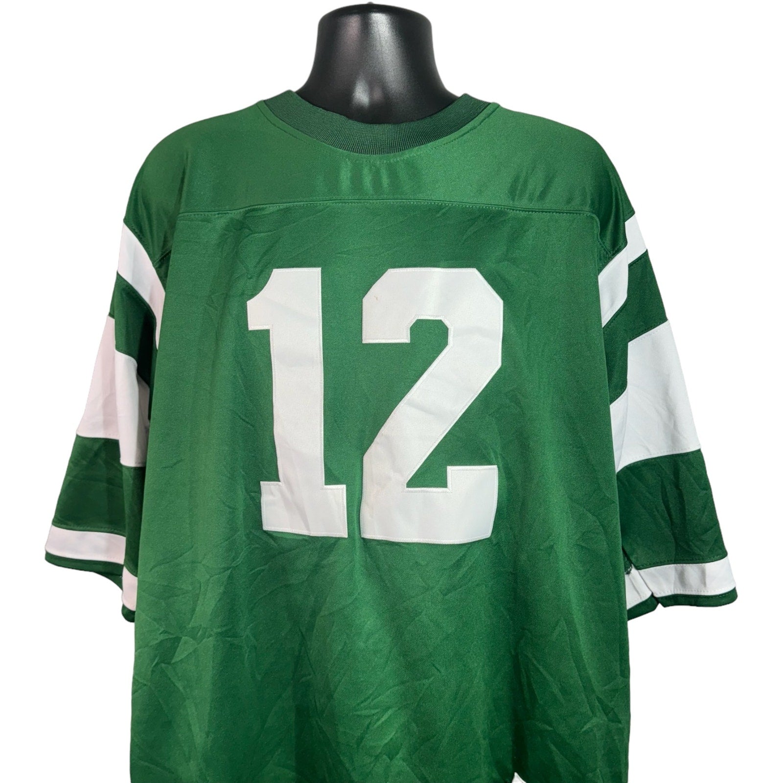 Collection of Mitchell & Ness New York Jets #12 Joe Namath Jersey in a gallery layout