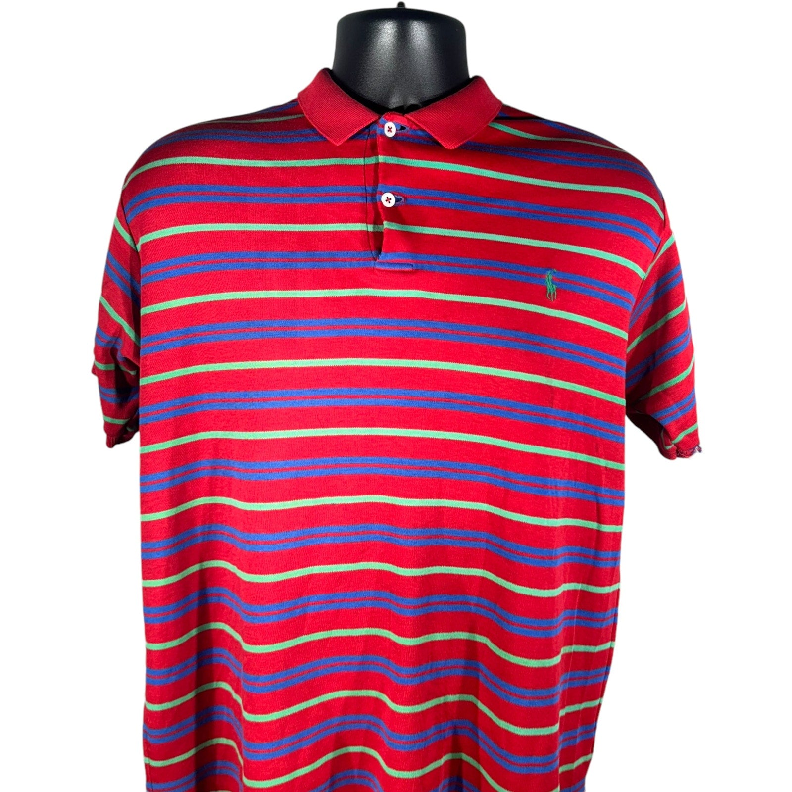 Collection of Polo Ralph Lauren Striped Short Sleeve Polo in a gallery layout