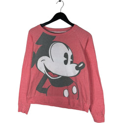 Collection of Mickey Mouse Big Print Disney Pullover Crewneck in a gallery layout