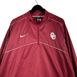 Collection of Nike University Of Oklahoma 1/2 Zip Windbreaker in a gallery layout