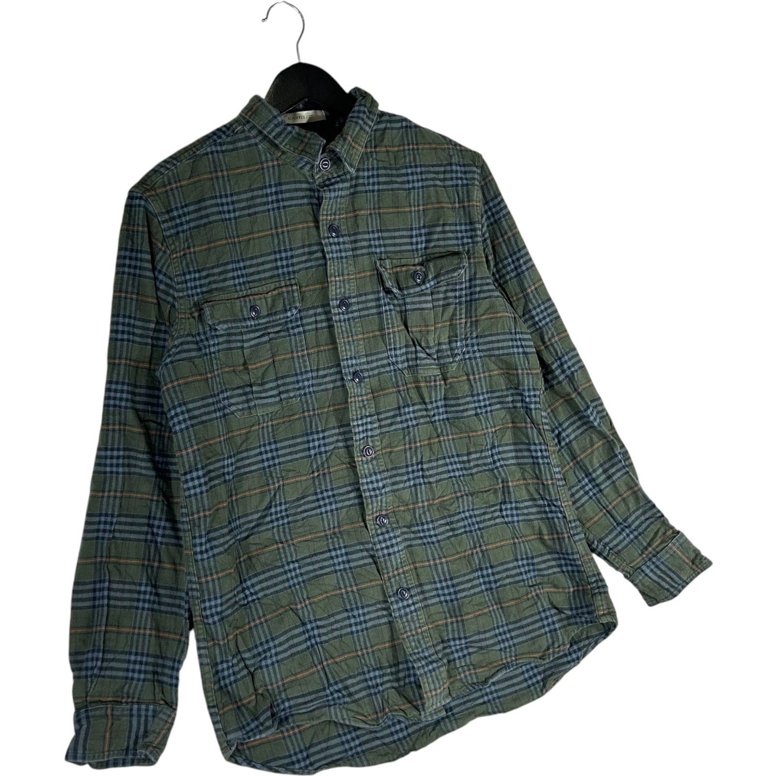 Collection of L.L. Bean Plaid Long Sleeve Flannel in a gallery layout