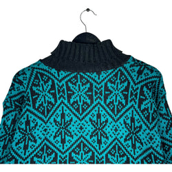 Collection of Vintage Liberty Knits Snowflake Patterned Sweater in a gallery layout