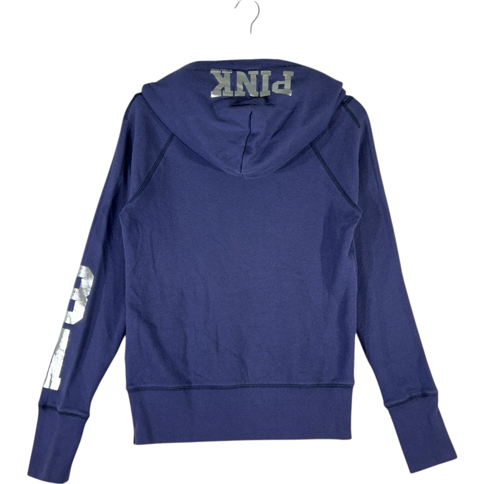 Collection of Pink University Of Connecticut Huskies "Go Unconn!" Hoodie in a gallery layout