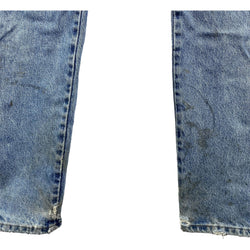 Collection of Wrangler Zip Fly Straight Leg Distressed Denim Pants in a gallery layout