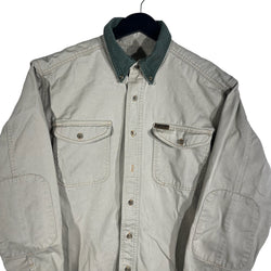 Collection of Woolrich Thick Long Sleeve Cotton Button Down in a gallery layout