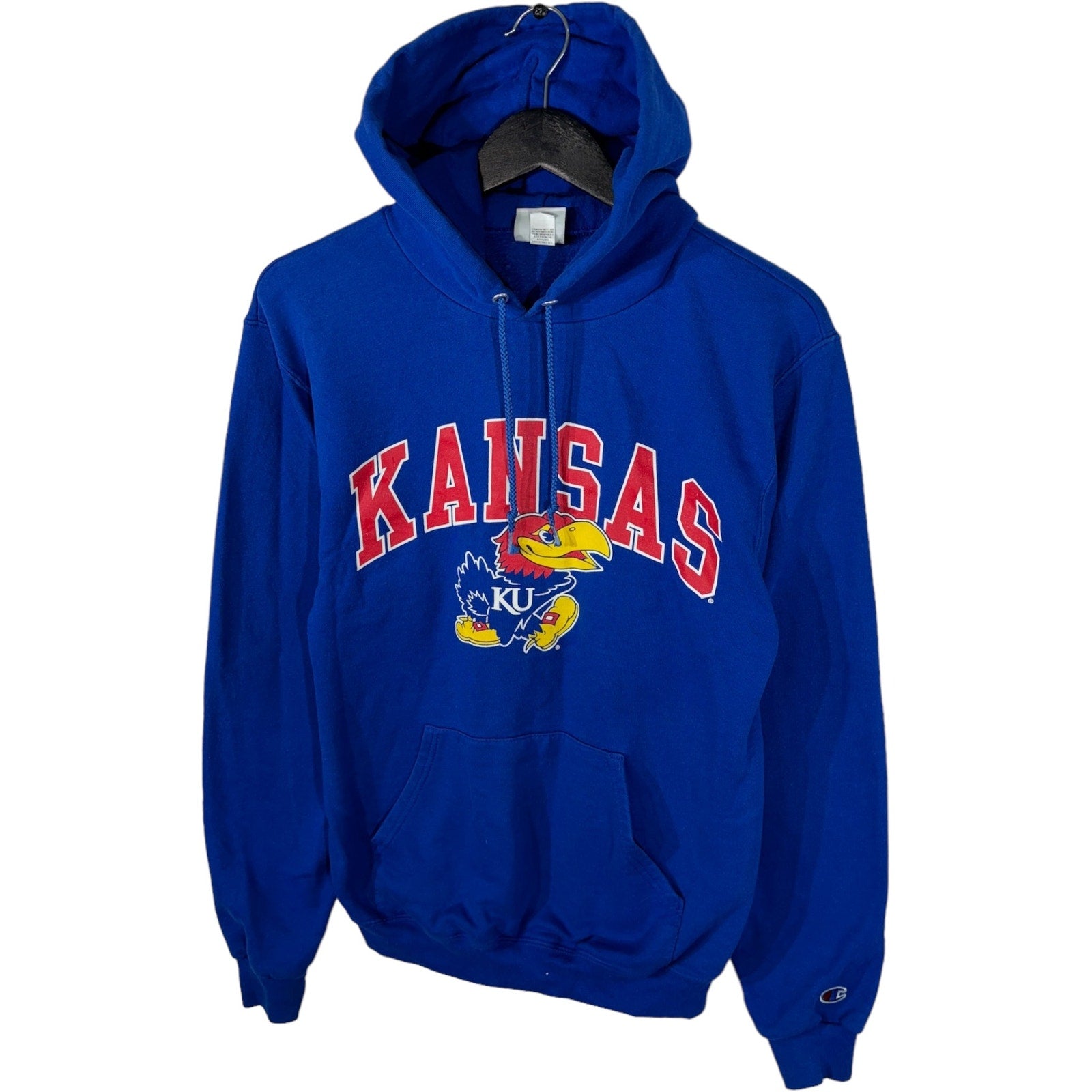 Collection of University Of Kansas Champion Pullover Hoodie in a gallery layout