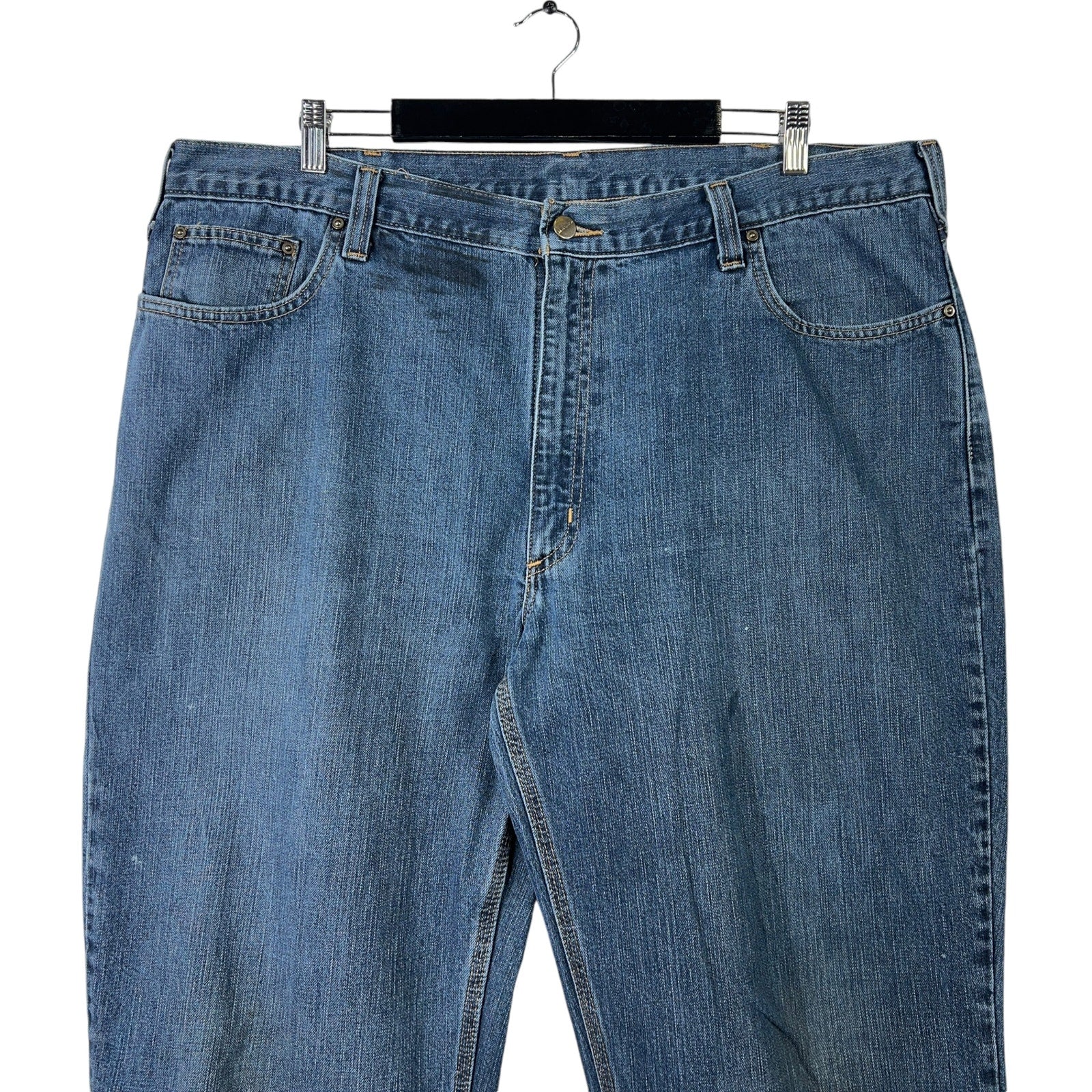 Collection of Carhartt Denim Straight Leg Jeans in a gallery layout