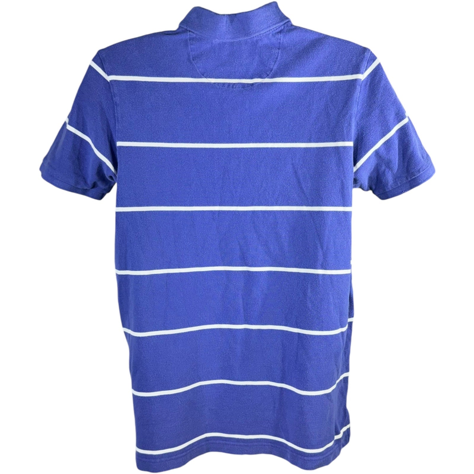 Collection of Abercrombie & Fitch Striped Short Sleeve Polo in a gallery layout