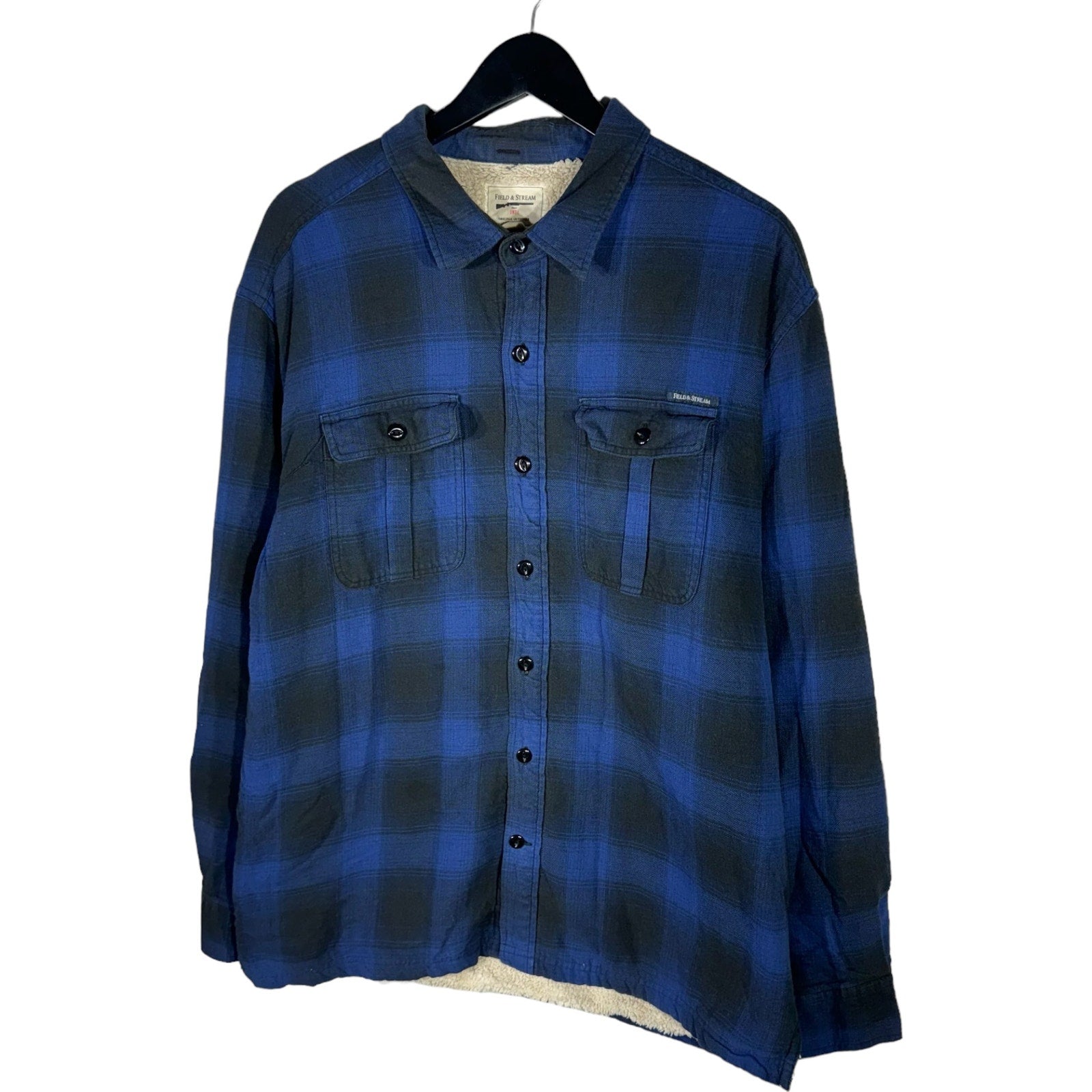 Collection of Field & Stream Plaid Long Sleeve Flannel in a gallery layout