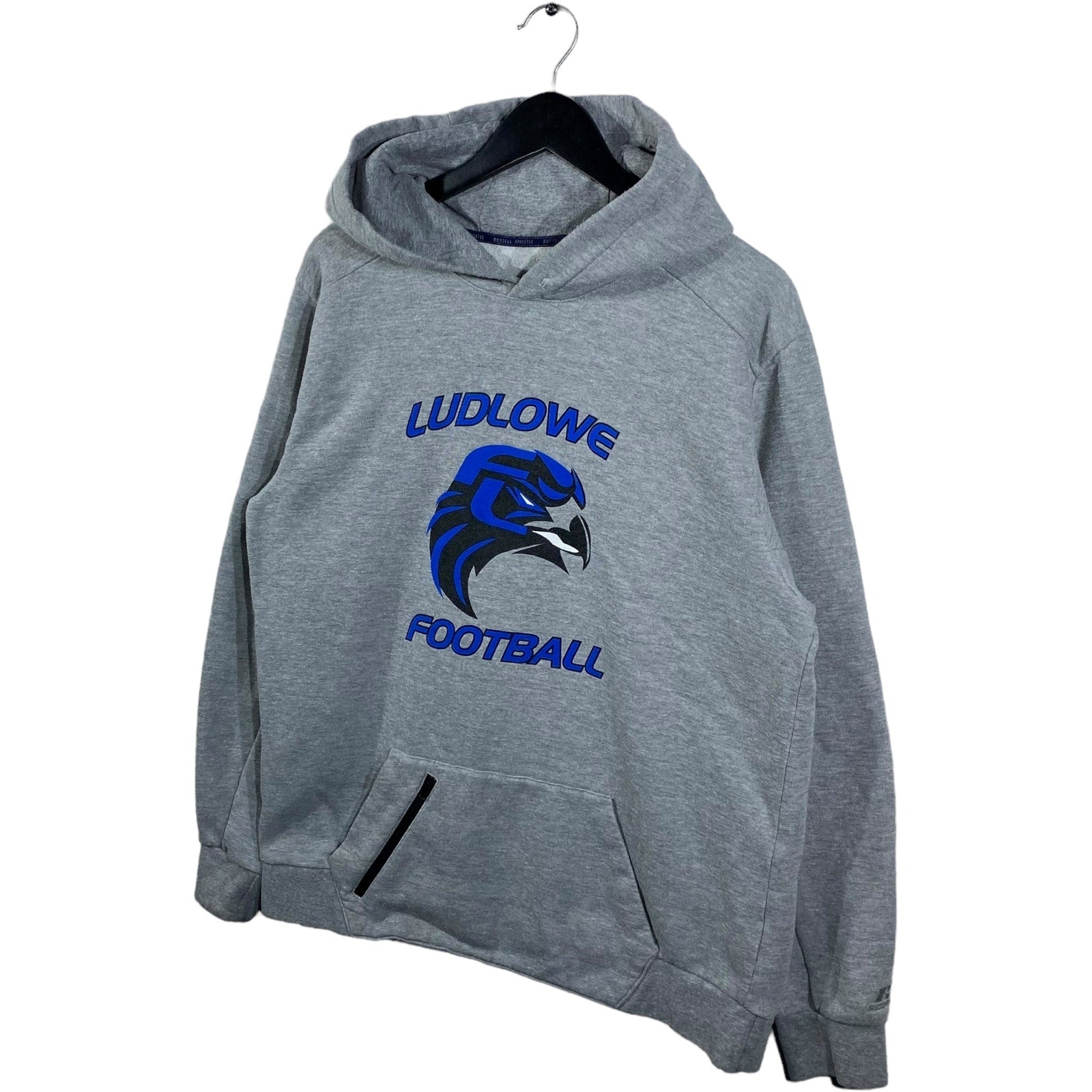 Collection of Russell Athletics Ludlowe Football Hoodie in a gallery layout