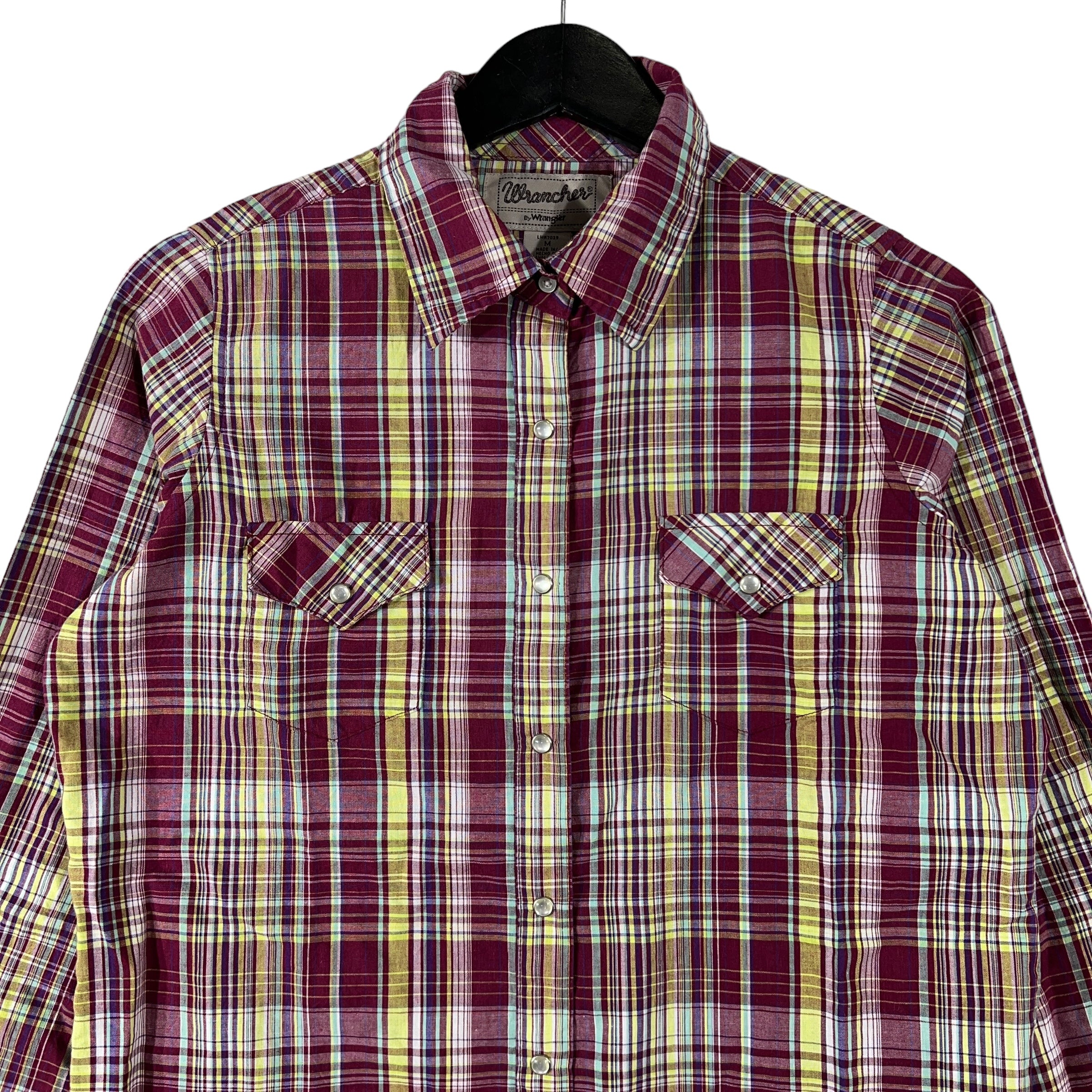 Collection of Women's Wrancher Wrangler Plaid Flannel in a gallery layout