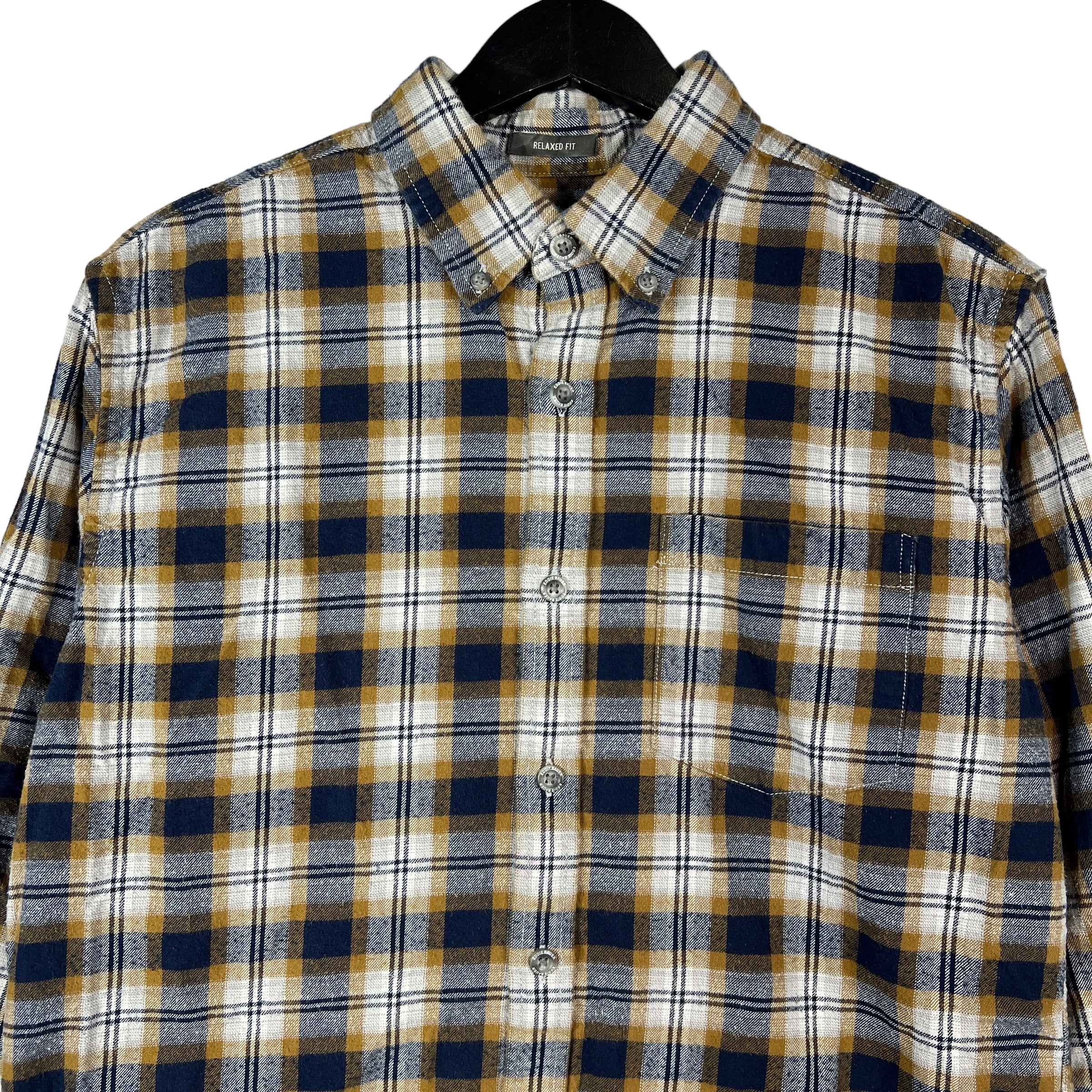 Collection of Eddie Bauer Relaxed Fit Plaid Flannel in a gallery layout