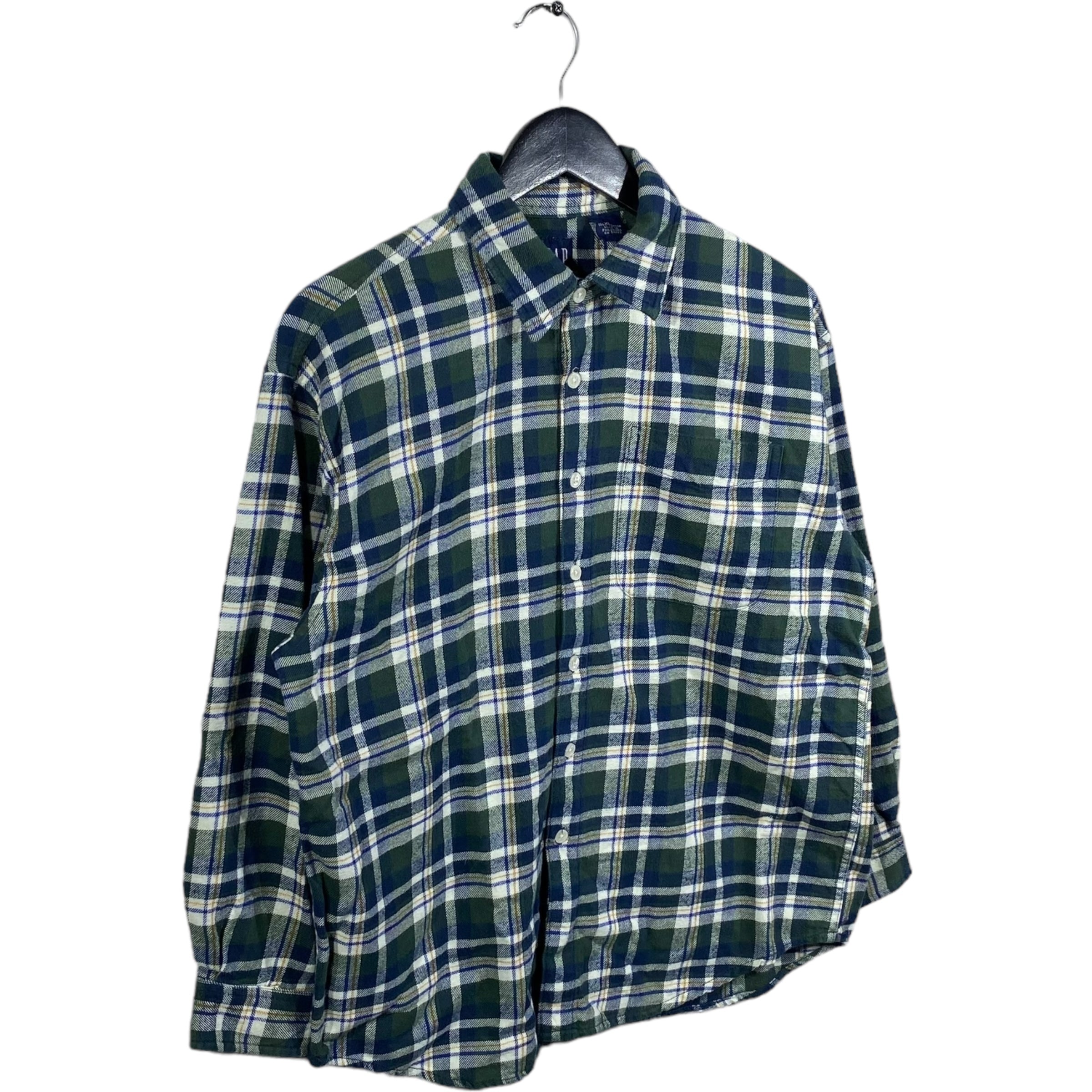 Collection of Gap Plaid Flannel in a gallery layout