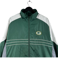 Collection of Reebok NFL Sports Illustrated Green Bay Packers Track Jacket in a gallery layout