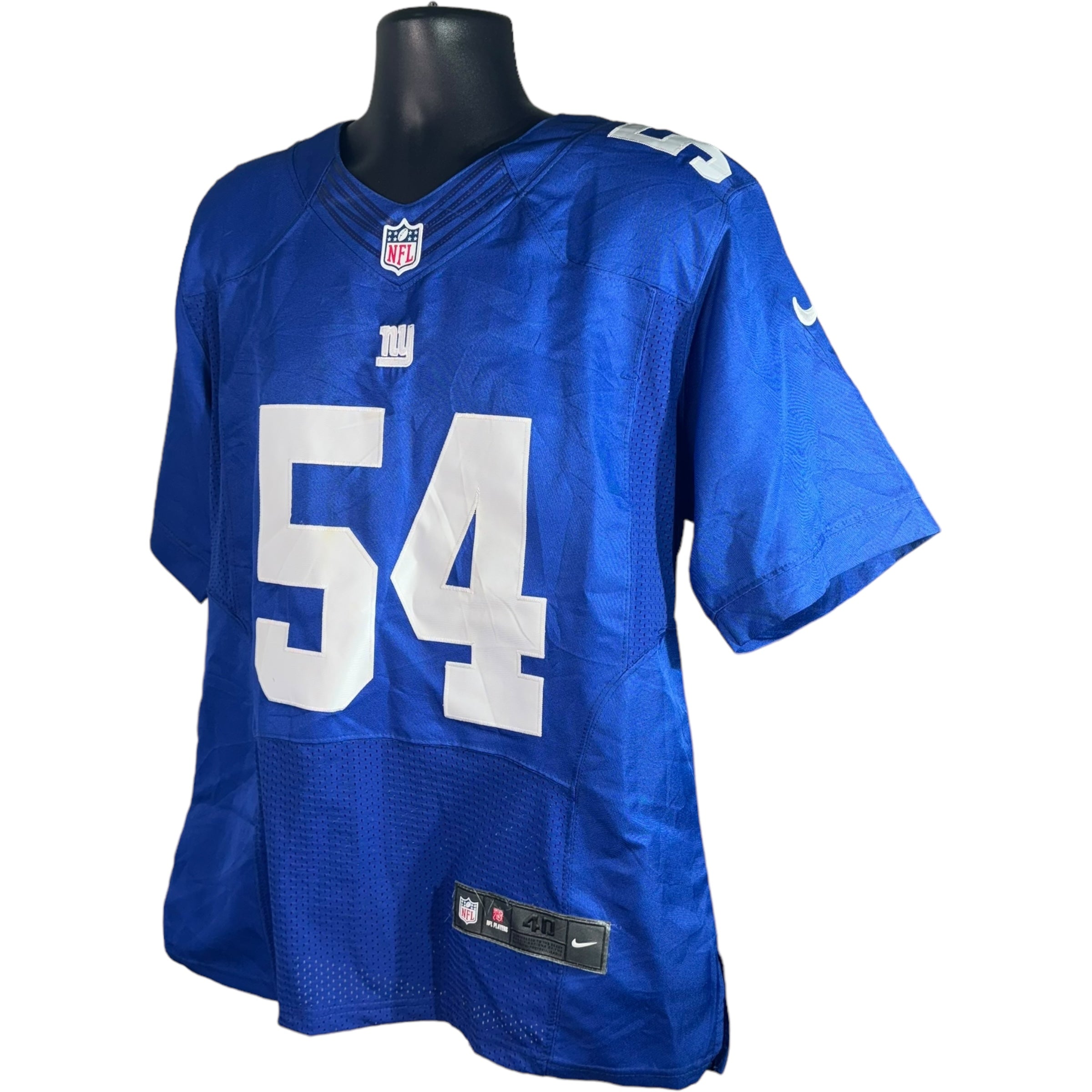 Collection of Vintage New York Giants Oliver Vernon #54 Jersey in a gallery layout