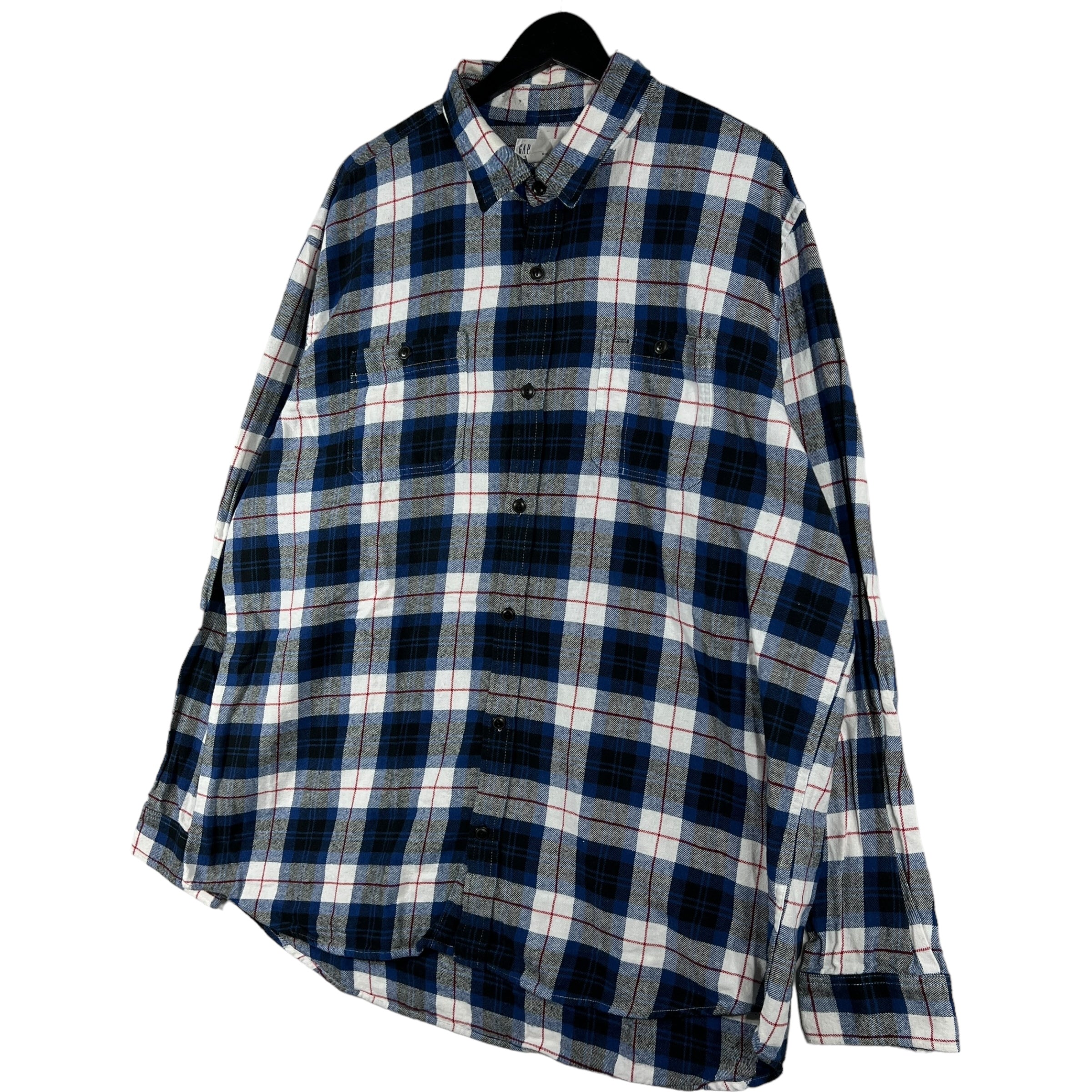 Collection of Gap Standard Fit Plaid Flannel in a gallery layout