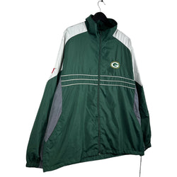 Collection of Reebok NFL Sports Illustrated Green Bay Packers Track Jacket in a gallery layout