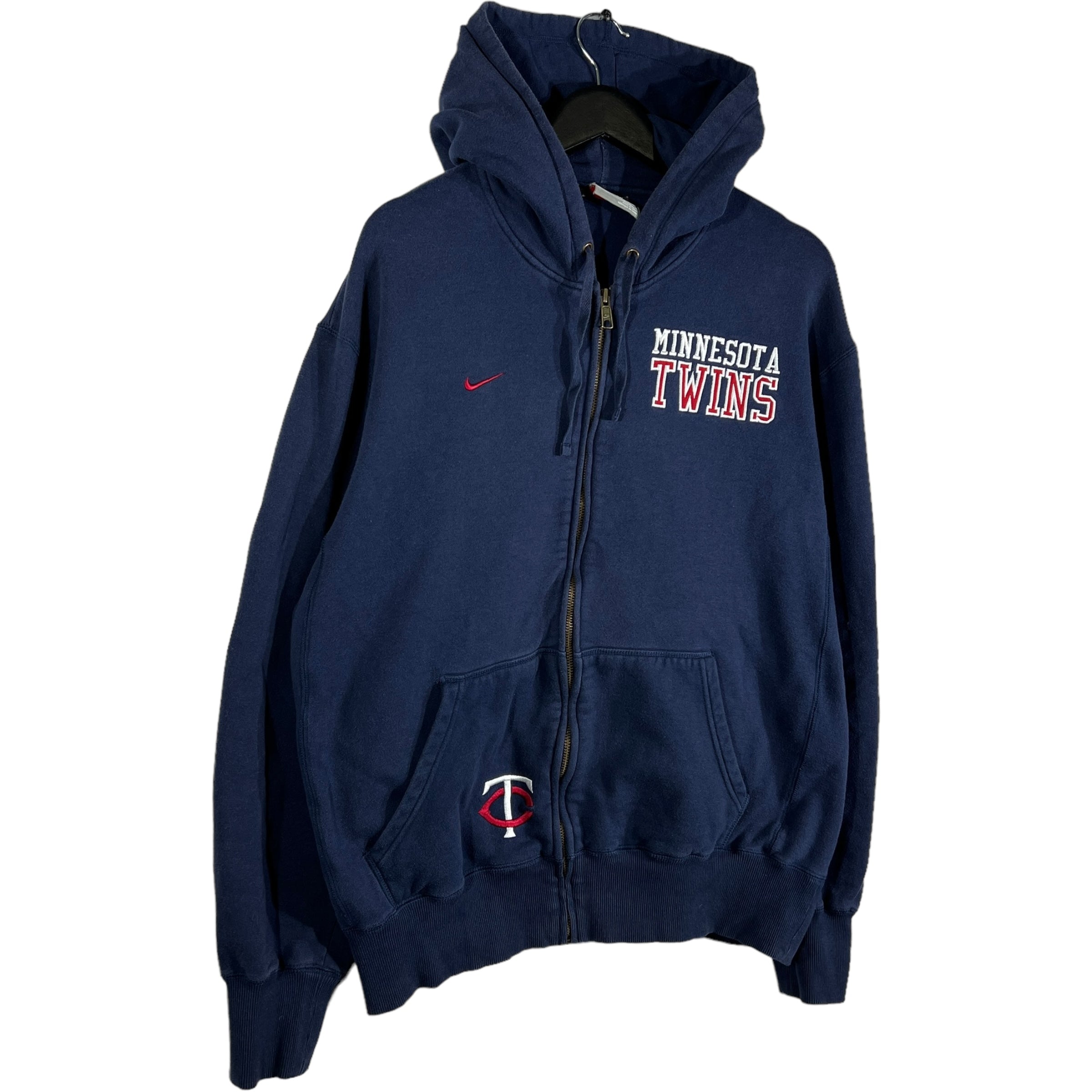 Collection of Vintage Nike Minnesota Twins Hoodie in a gallery layout