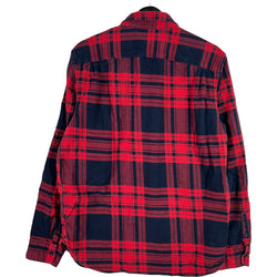 Collection of Gap Flannel Plaid Long Sleeve Button Down in a gallery layout