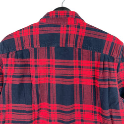 Collection of Gap Flannel Plaid Long Sleeve Button Down in a gallery layout