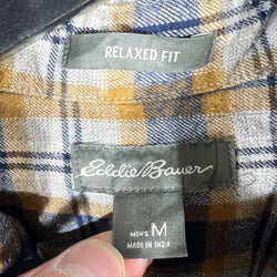 Collection of Eddie Bauer Relaxed Fit Plaid Flannel in a gallery layout